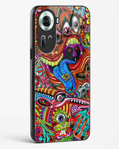 Psychedelic Monster Art Glass Case Phone Cover (Oppo)