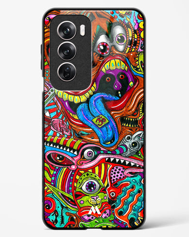 Psychedelic Monster Art Glass Case Phone Cover (Oppo)