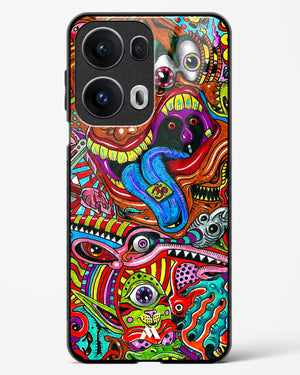 Psychedelic Monster Art Glass Case Phone Cover (Oppo)