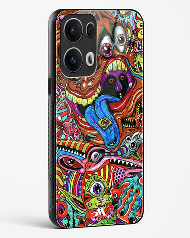 Psychedelic Monster Art Glass Case Phone Cover (Oppo)
