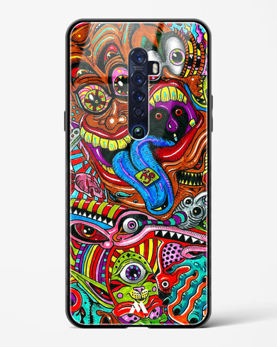 Psychedelic Monster Art Glass Case Phone Cover (Oppo)