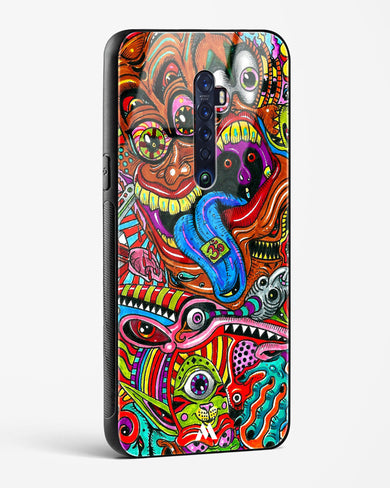 Psychedelic Monster Art Glass Case Phone Cover (Oppo)