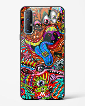 Psychedelic Monster Art Glass Case Phone Cover-(Oppo)