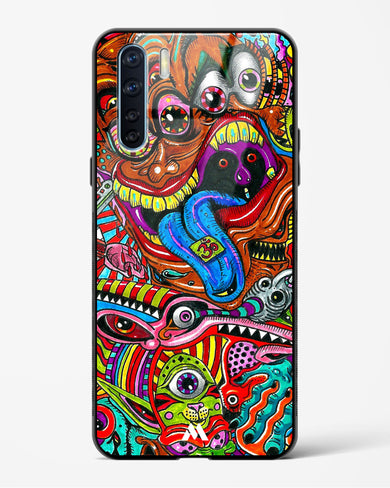 Psychedelic Monster Art Glass Case Phone Cover (Oppo)