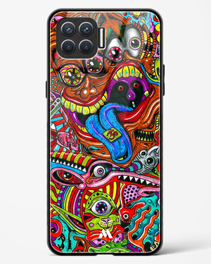 Psychedelic Monster Art Glass Case Phone Cover (Oppo)