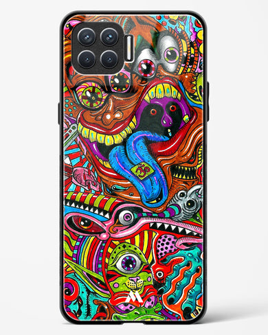 Psychedelic Monster Art Glass Case Phone Cover (Oppo)