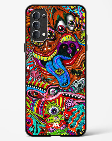 Psychedelic Monster Art Glass Case Phone Cover (Oppo)