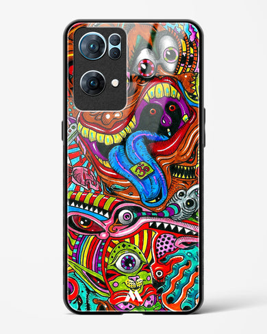 Psychedelic Monster Art Glass Case Phone Cover (Oppo)