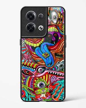 Psychedelic Monster Art Glass Case Phone Cover (Oppo)