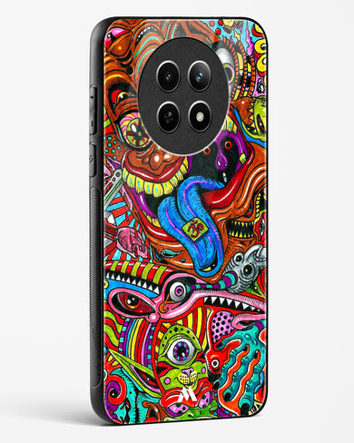 Psychedelic Monster Art Glass Case Phone Cover (Realme)