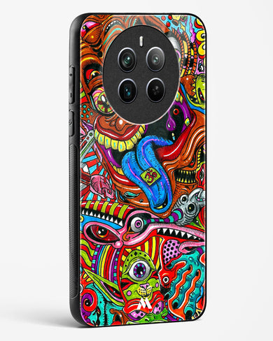 Psychedelic Monster Art Glass Case Phone Cover (Realme)