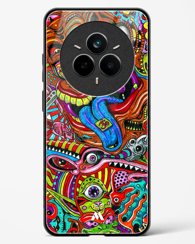 Psychedelic Monster Art Glass Case Phone Cover (Realme)