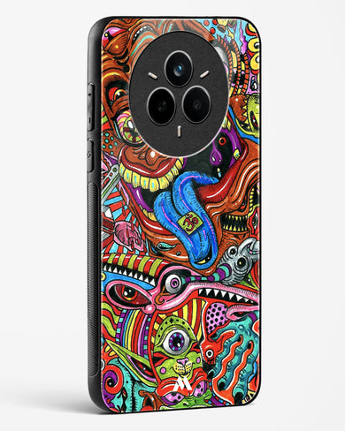 Psychedelic Monster Art Glass Case Phone Cover (Realme)
