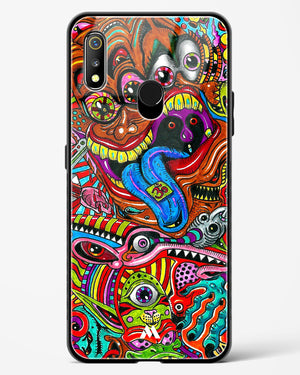 Psychedelic Monster Art Glass Case Phone Cover-(Realme)