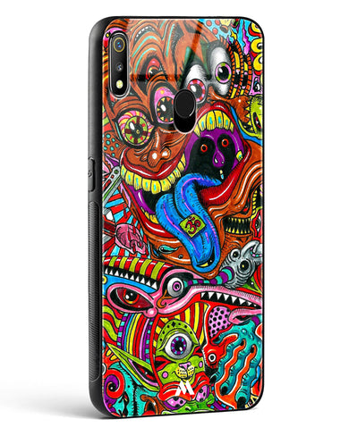 Psychedelic Monster Art Glass Case Phone Cover (Realme)