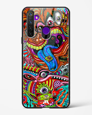 Psychedelic Monster Art Glass Case Phone Cover-(Realme)