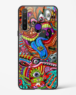 Psychedelic Monster Art Glass Case Phone Cover-(Realme)