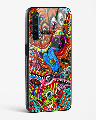 Psychedelic Monster Art Glass Case Phone Cover (Realme)