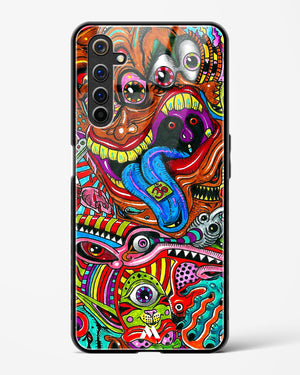 Psychedelic Monster Art Glass Case Phone Cover-(Realme)