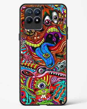 Psychedelic Monster Art Glass Case Phone Cover-(Realme)