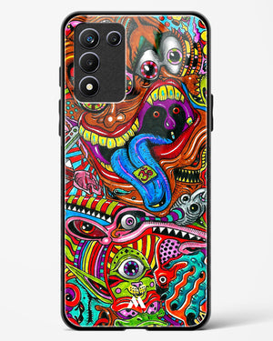 Psychedelic Monster Art Glass Case Phone Cover-(Realme)