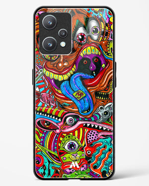 Psychedelic Monster Art Glass Case Phone Cover-(Realme)