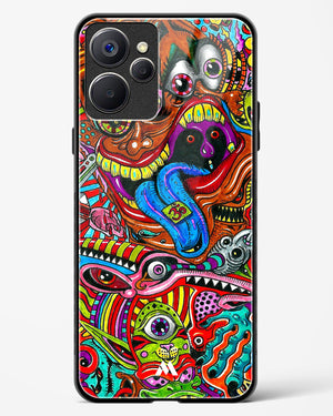 Psychedelic Monster Art Glass Case Phone Cover-(Realme)