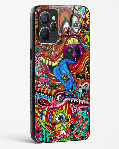 Psychedelic Monster Art Glass Case Phone Cover-(Realme)