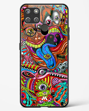 Psychedelic Monster Art Glass Case Phone Cover-(Realme)