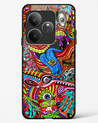 Psychedelic Monster Art Glass Case Phone Cover (Realme)