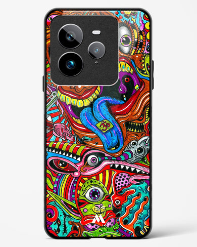 Psychedelic Monster Art Glass Case Phone Cover (Realme)