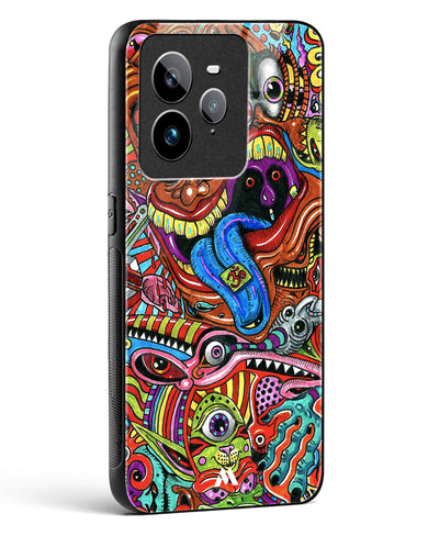 Psychedelic Monster Art Glass Case Phone Cover (Realme)