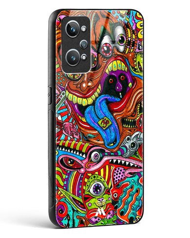 Psychedelic Monster Art Glass Case Phone Cover (Realme)