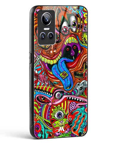 Psychedelic Monster Art Glass Case Phone Cover (Realme)