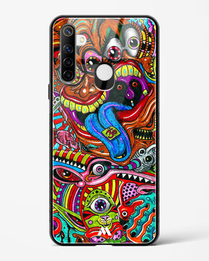 Psychedelic Monster Art Glass Case Phone Cover-(Realme)
