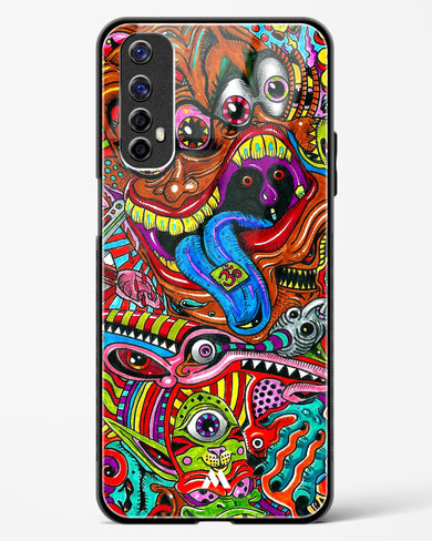 Psychedelic Monster Art Glass Case Phone Cover (Realme)