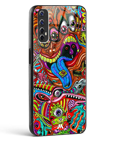 Psychedelic Monster Art Glass Case Phone Cover (Realme)