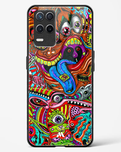 Psychedelic Monster Art Glass Case Phone Cover (Realme)