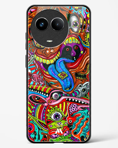 Psychedelic Monster Art Glass Case Phone Cover (Realme)