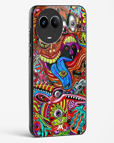 Psychedelic Monster Art Glass Case Phone Cover (Realme)