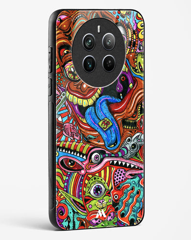 Psychedelic Monster Art Glass Case Phone Cover (Realme)