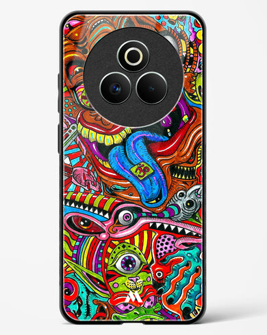 Psychedelic Monster Art Glass Case Phone Cover (Realme)