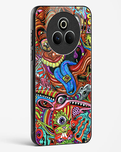 Psychedelic Monster Art Glass Case Phone Cover (Realme)