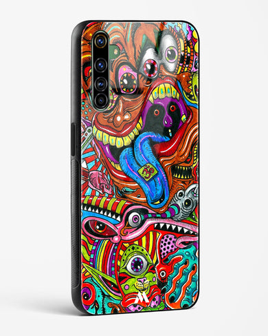 Psychedelic Monster Art Glass Case Phone Cover (Realme)