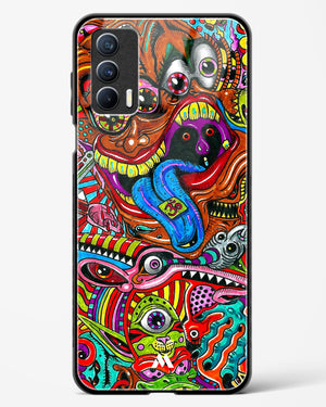 Psychedelic Monster Art Glass Case Phone Cover-(Realme)