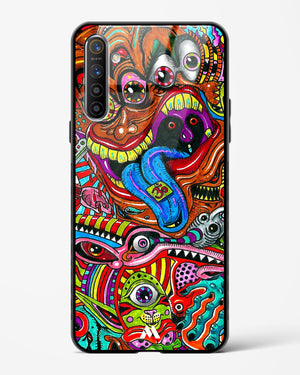 Psychedelic Monster Art Glass Case Phone Cover (Realme)
