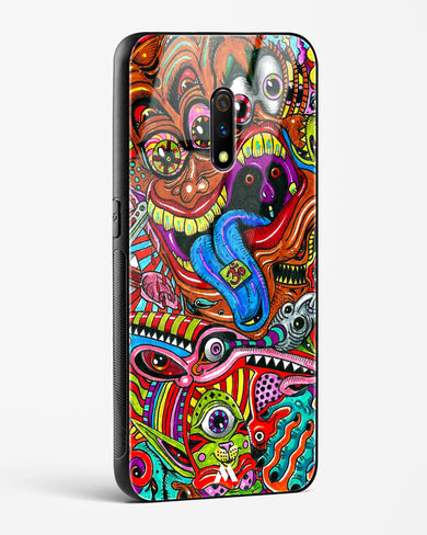 Psychedelic Monster Art Glass Case Phone Cover (Realme)
