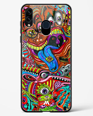 Psychedelic Monster Art Glass Case Phone Cover-(Samsung)