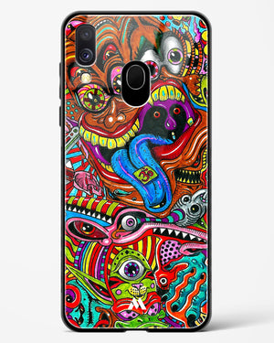 Psychedelic Monster Art Glass Case Phone Cover-(Samsung)