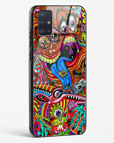 Psychedelic Monster Art Glass Case Phone Cover-(Samsung)